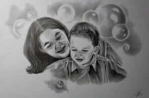 Portrait graphite